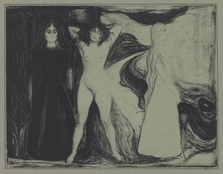 Vai alla pagina Edvard Munch, La donna (La sfinge)
