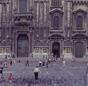 Vai alla pagina Gianni Berengo Gardin, Piazza Duomo a Milano